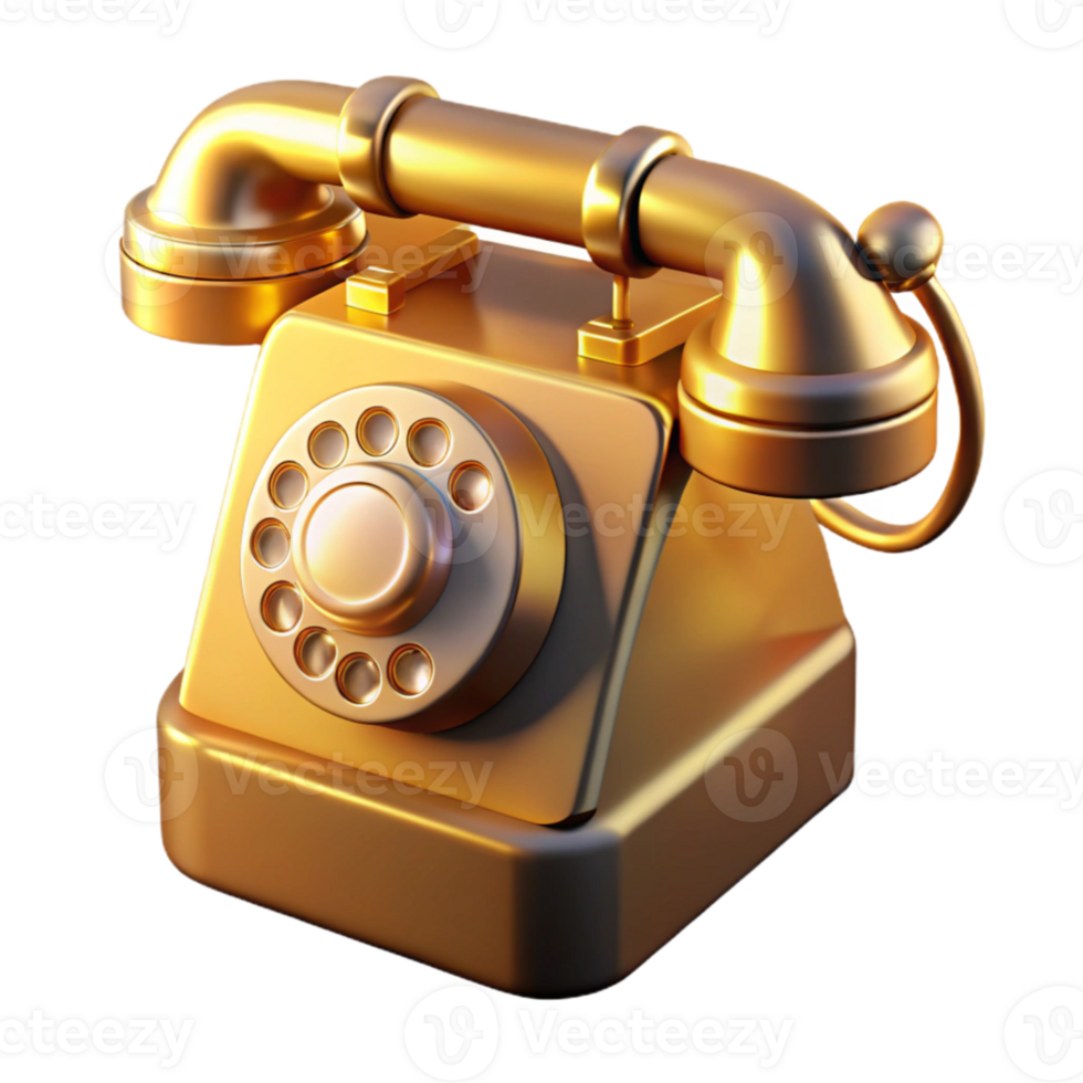 extraordinary contemporary impressive minimalist A vintage rotary telephone morphing into a sleek modern smartphone, bathed in golden light, surreal style detailed premium png