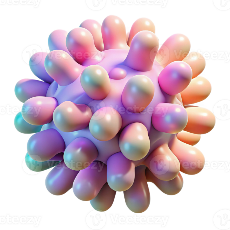 magnificent creative stunning rustic Biomorphic forms resembling microscopic organisms, rendered in a vibrant, pastel palette with soft, diffused lighting, evoking a sense of organic growth 4K... png