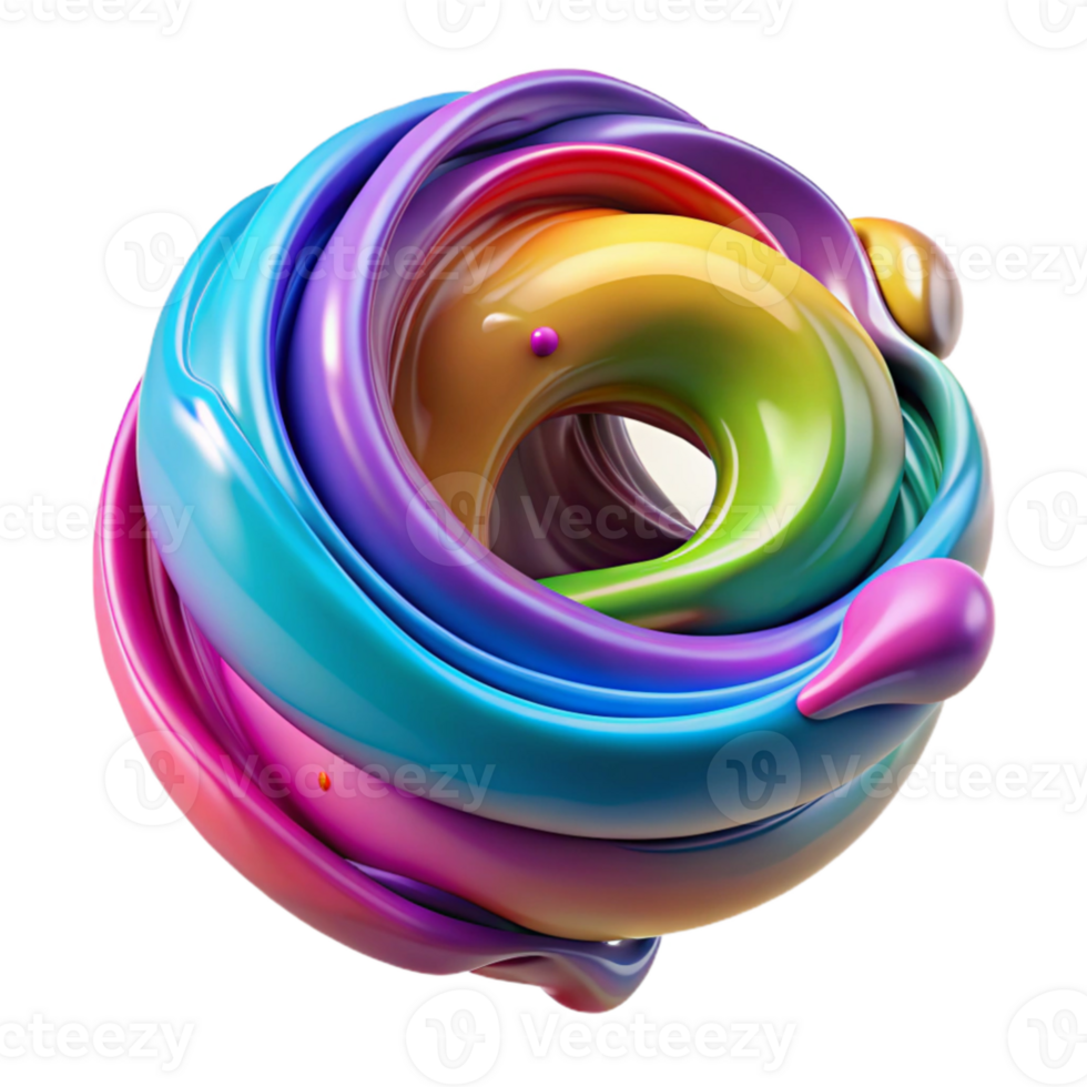 beautiful artistic impressive vintage A swirling mass of colorful, liquid paint, blending and merging, with a glossy, wet look and a dynamic, fluid motion authentic genuine png
