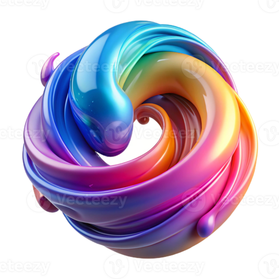 magnificent classic extraordinary creative A swirling mass of colorful, liquid paint, blending and merging, with a glossy, wet look and a dynamic, fluid motion high quality professional png