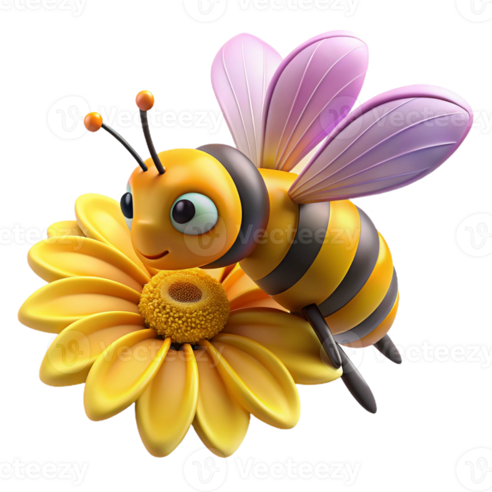 stunning creative dramatic rustic A close-up of a bee collecting pollen from a flower, vibrant colors, macro photography, detailed textures, high resolution authentic png