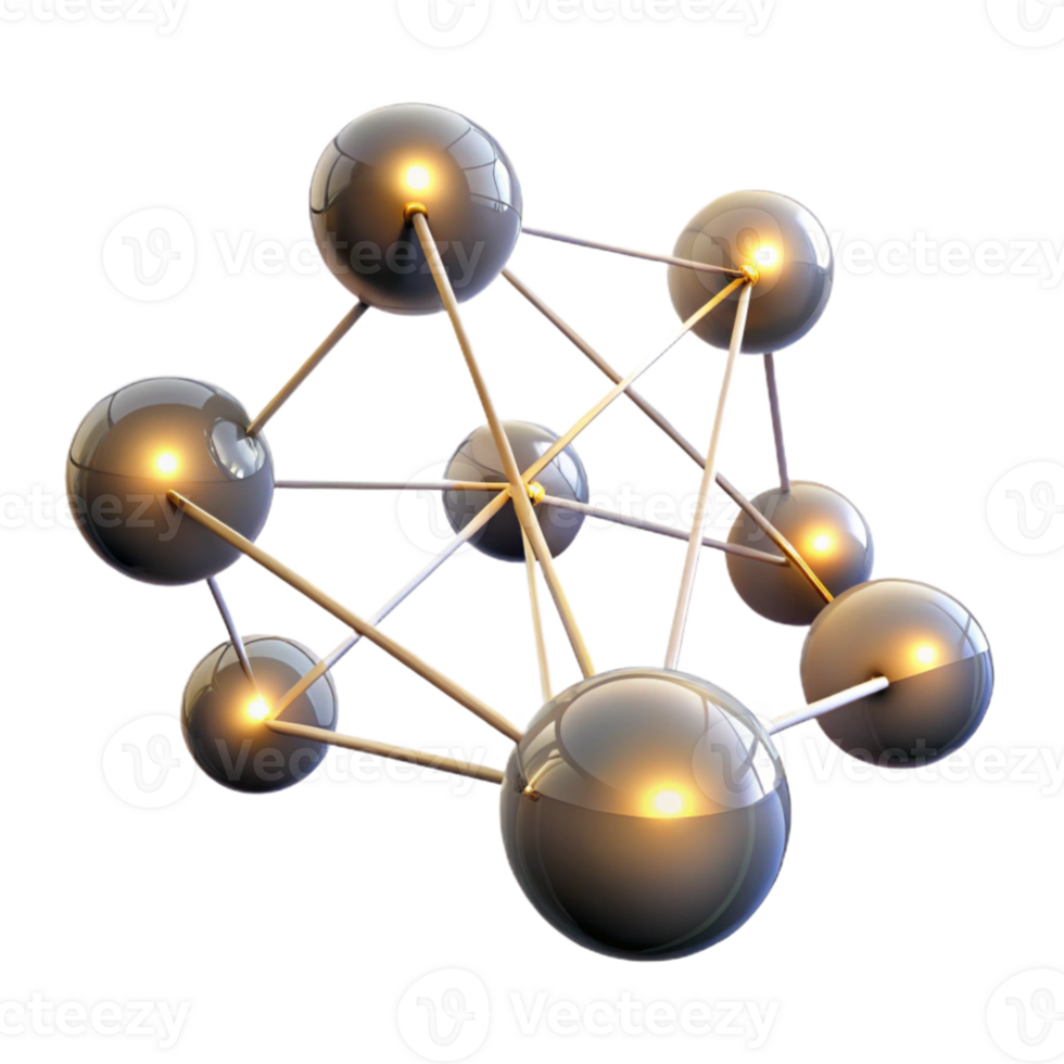 impressive rustic magnificent artistic A network of interconnected, glowing orbs of varying sizes, drifting in a dark, infinite space, with thin tendrils of light connecting them, illuminated by... png