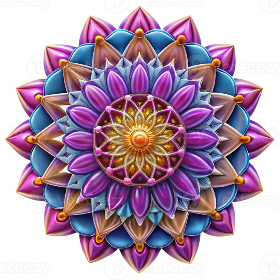 elegant traditional stunning traditional A kaleidoscopic pattern of intricate, geometric mandalas, rendered in vibrant, saturated colors, with a symmetrical, mirrored composition, lit by a bright,... png