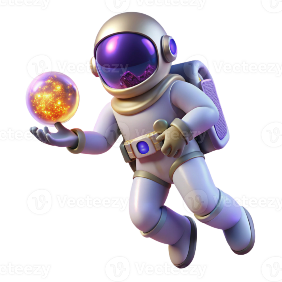 beautiful classic beautiful contemporary A lone astronaut, spacesuit reflecting a nebula, floating in the void of space, holding a glowing artifact. Surreal, painterly style high quality genuine png