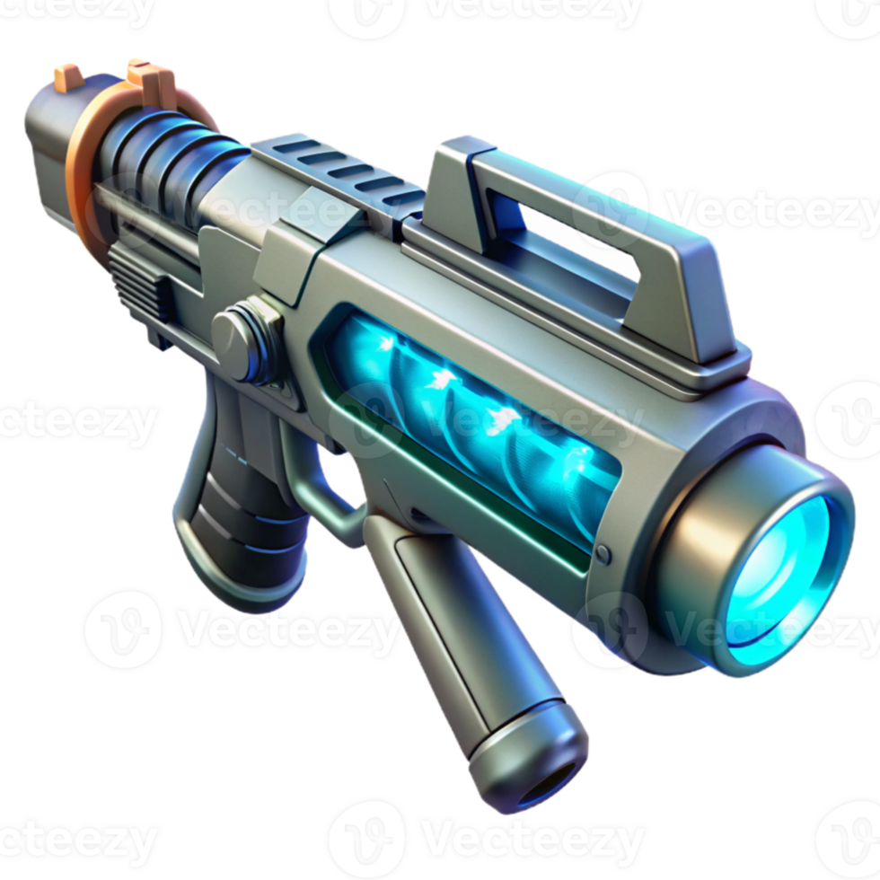 serene classic impressive creative A futuristic weapon, sleek design, glowing energy core, intricate details. Photorealistic, product design style high resolution 4K png