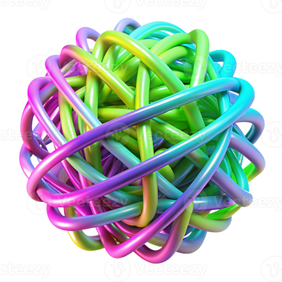extraordinary modern stunning contemporary A dense, tangled web of glowing, neon filaments, in a palette of hot pink, lime green, and electric blue, under a blacklight. Vaporwave style 4K exclusive png