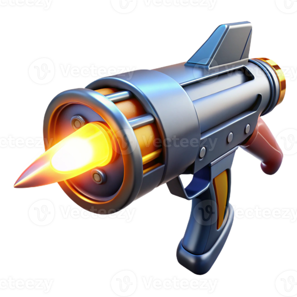 vibrant classic beautiful vintage A close-up of a futuristic weapon firing a beam of energy, bright, intense lighting, sci-fi style original high resolution png
