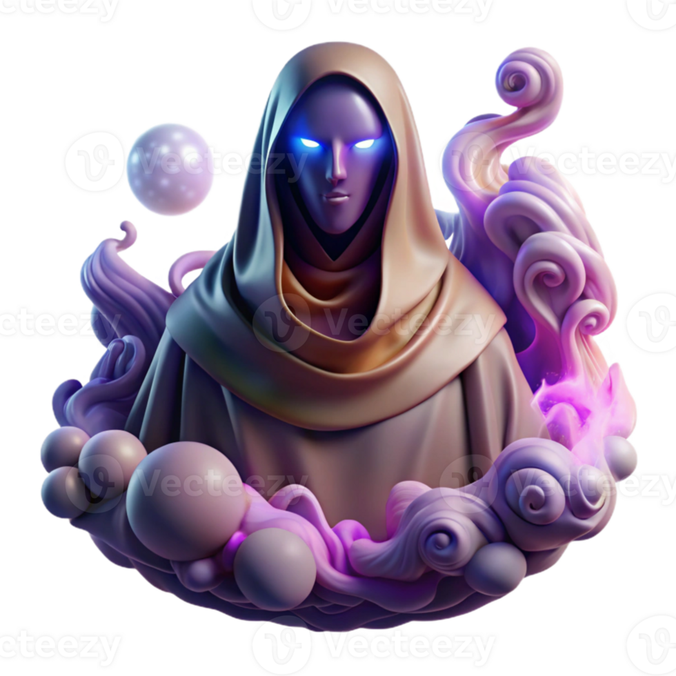 elegant vintage wonderful abstract A mysterious, veiled oracle surrounded by swirling nebulae and celestial bodies, cosmic lighting, surrealist style exclusive genuine png