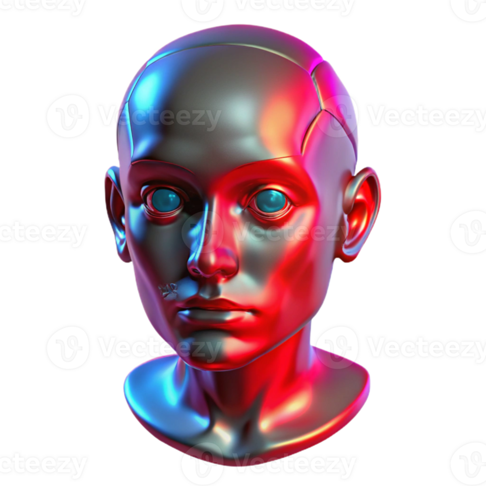 serene rustic elegant modern A holographic projection of a human face, glitching and distorting, bathed in a red light, cyberpunk horror style exclusive 4K png