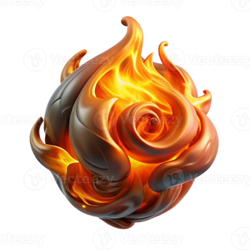 beautiful modern wonderful classic A powerful elemental spirit composed of swirling fire and smoke, dramatically lit against a dark backdrop, abstract art style authentic high resolution png