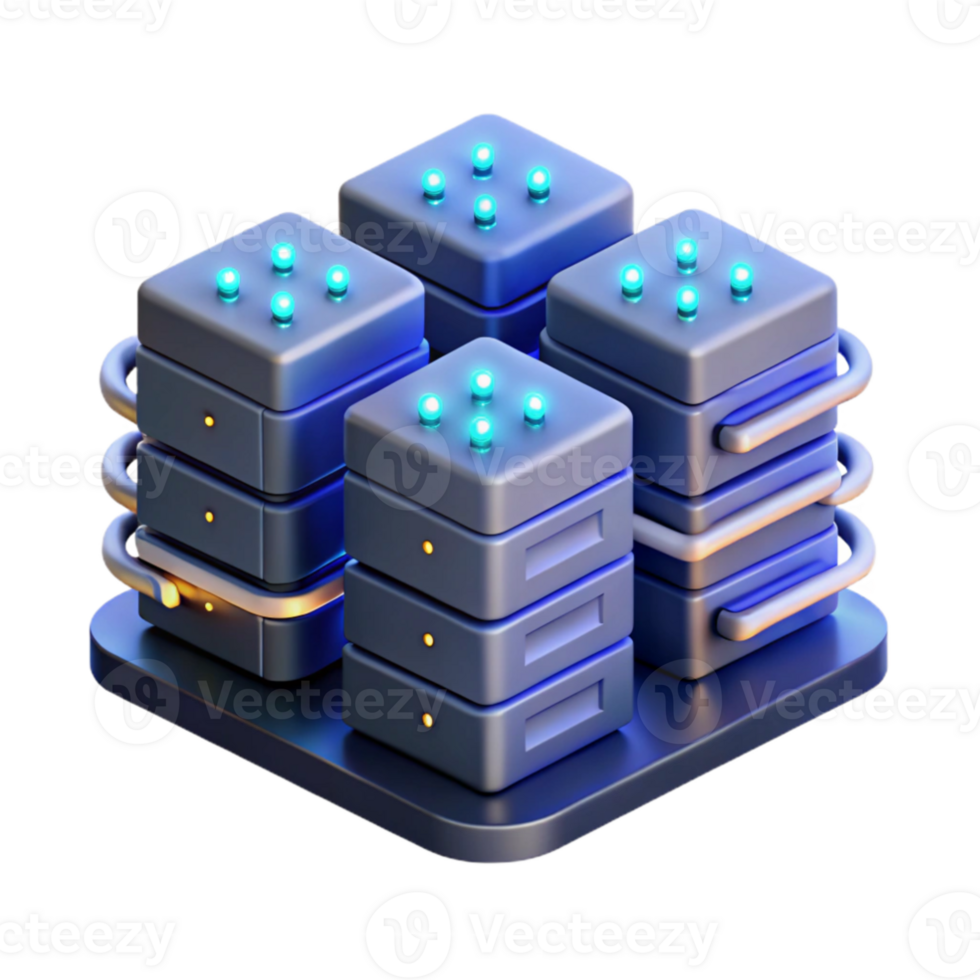 impressive vintage elegant minimalist A network of interconnected servers, glowing LEDs and fiber optic cables, data center aesthetic, low light, realistic style exclusive authentic png