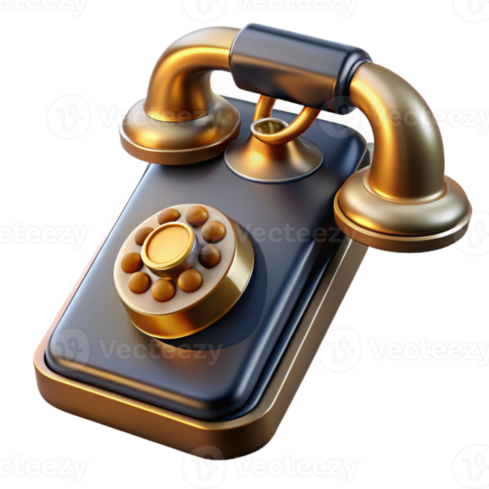beautiful creative magnificent traditional An antique telephone melting into a sleek smartphone, contrasting textures and materials, surreal style, chiaroscuro lighting high quality original png