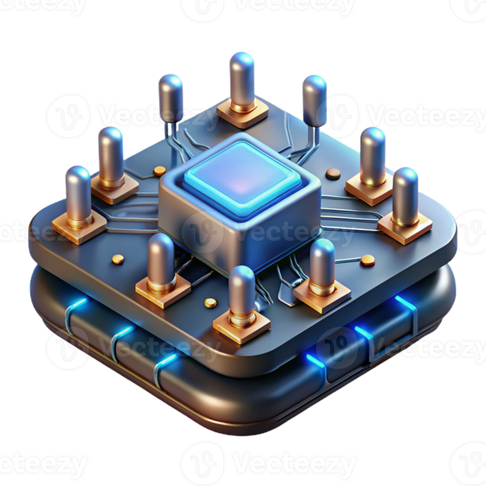extraordinary classic impressive classic A levitating circuit board with glowing components, intricate wiring visible, futuristic style, dramatic lighting genuine professional png
