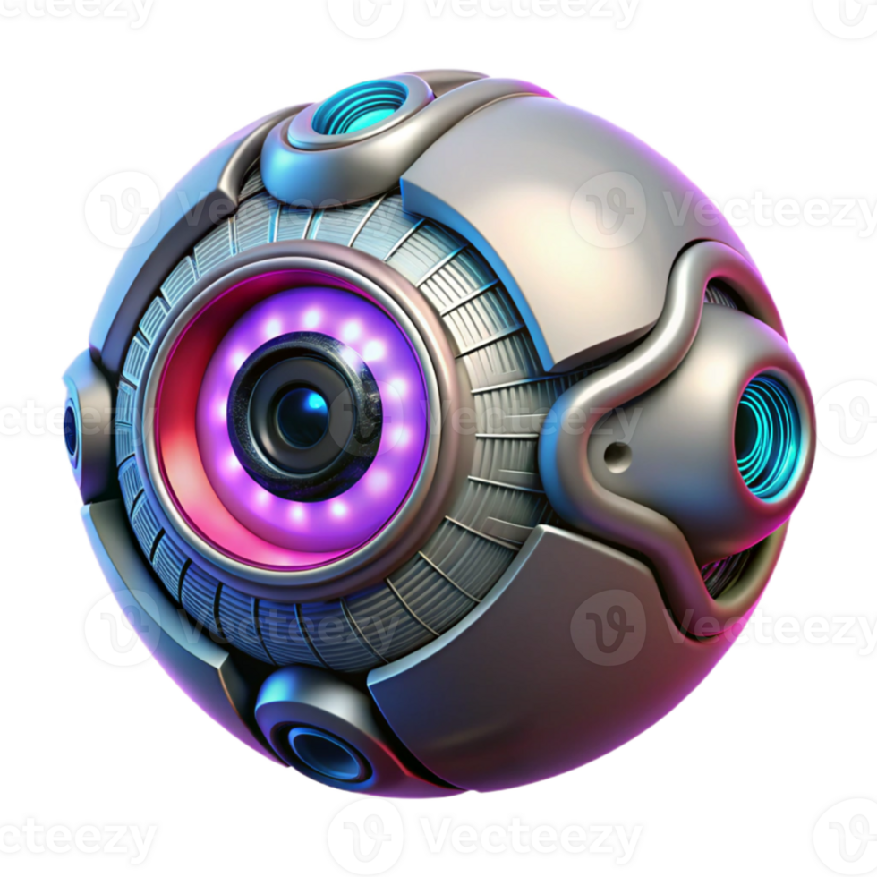 extraordinary classic impressive vintage A close-up of a bionic eye, intricate mechanical details, cyberpunk style, neon lighting exclusive premium png
