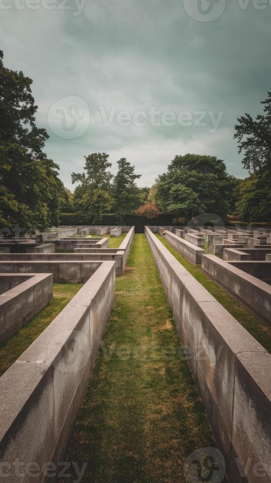The memorial to the victims of the holocaust in berlin, germany photo