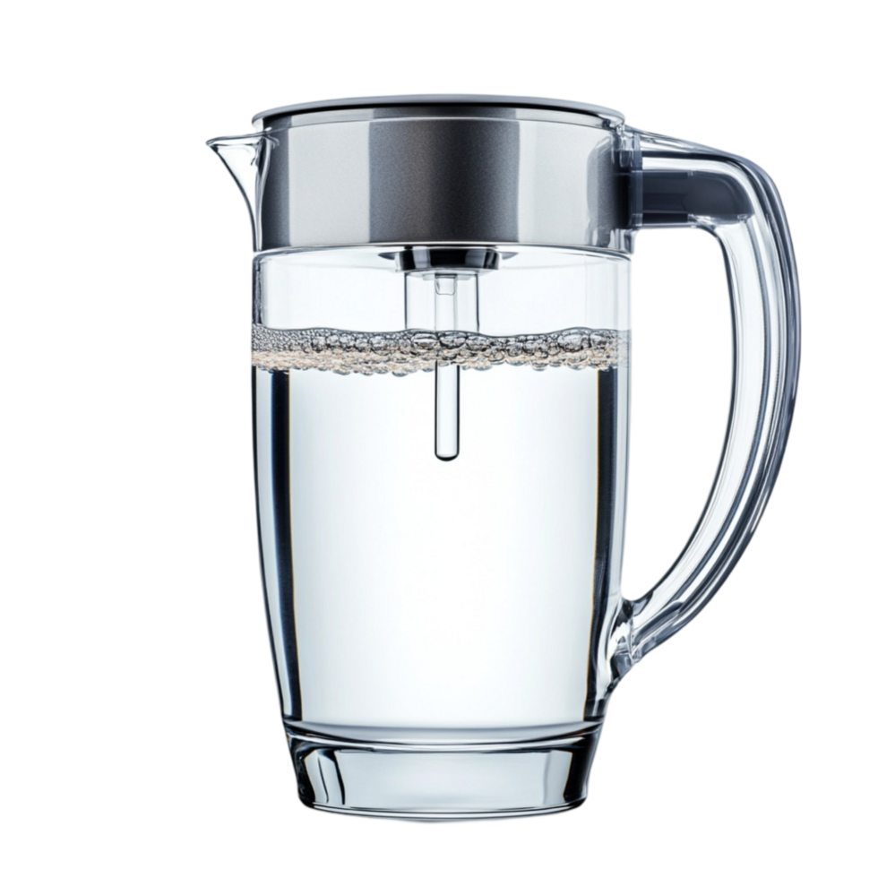 water filter pitcher filled with clean and purified water png