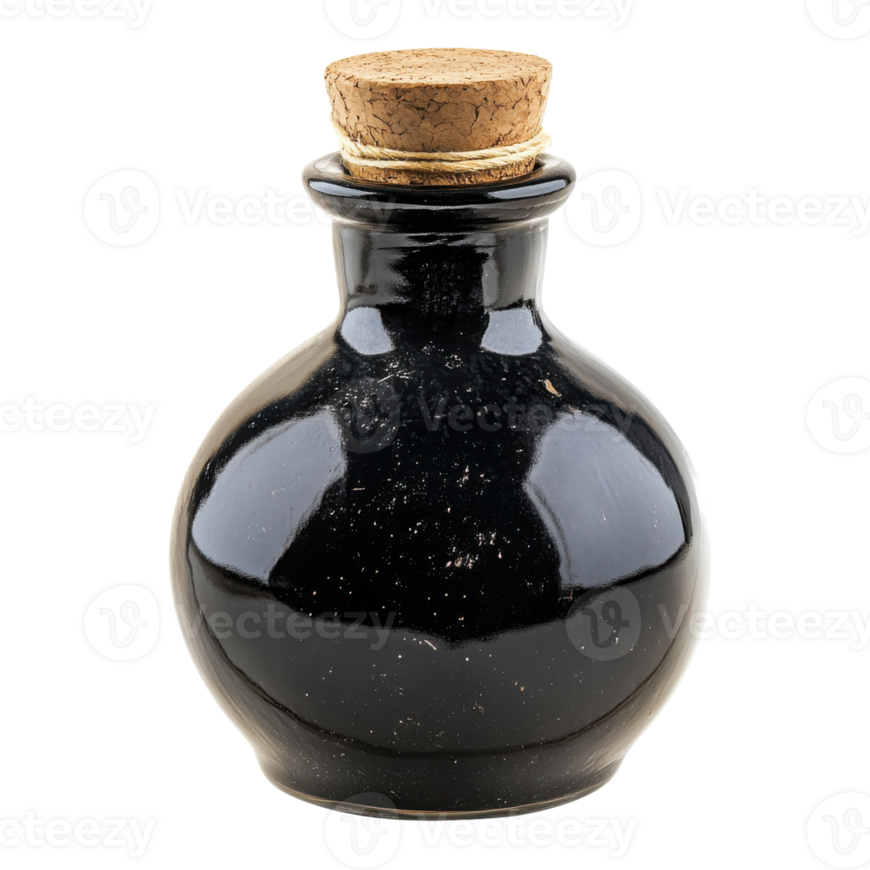 Elixir Bottle Mockup on transparent background. png