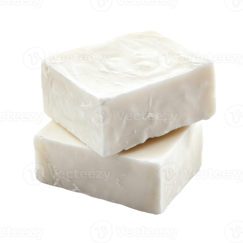 White Soap Bar on White Background on transparent background. png