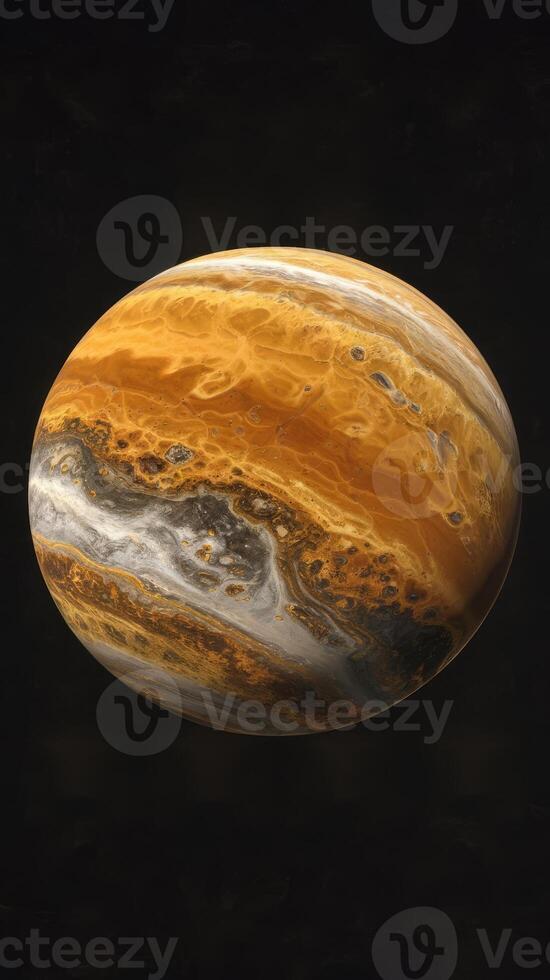 Jupiter is shown in this image photo