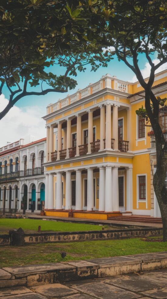 Alcazar de colon diego columbus residence situated in spanish square colonial zone of the city declared santo domingo dominican republic photo