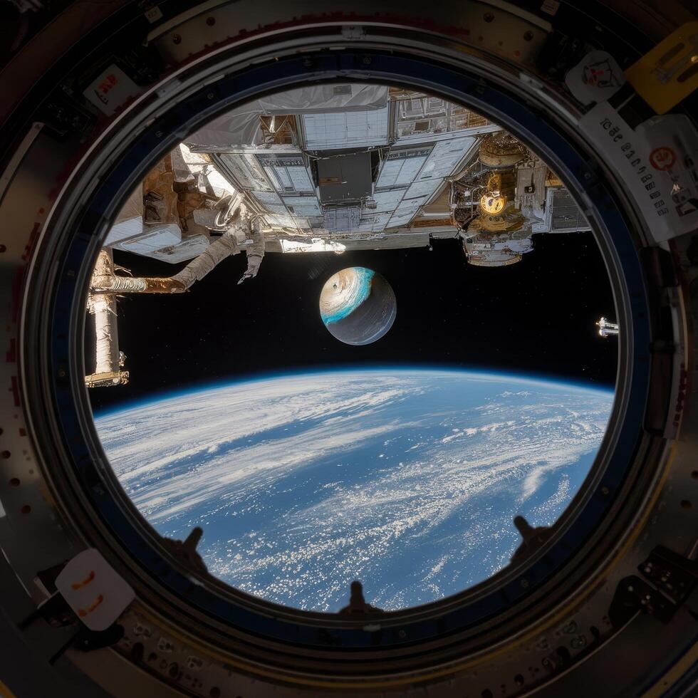 The view from the international space station photo