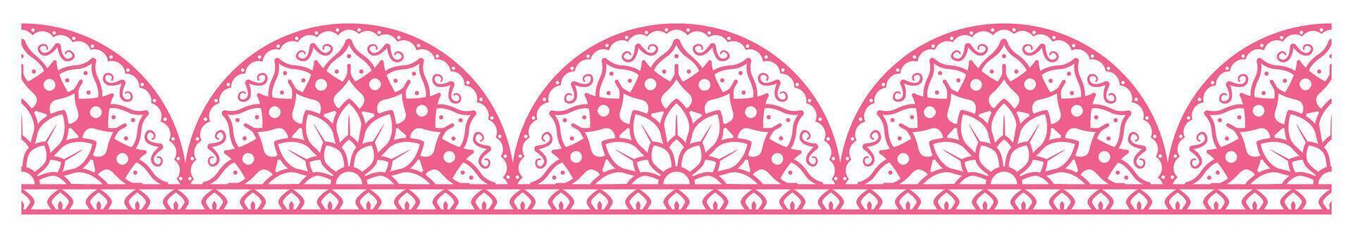 decorative lace pattern vector