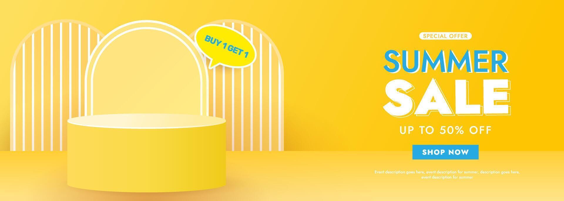 Summer Sale Offer vector