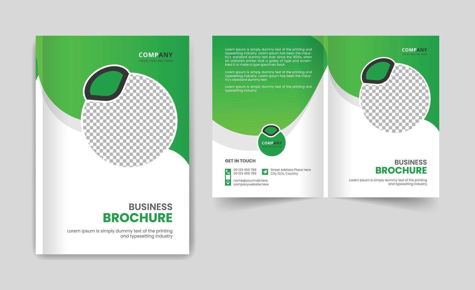 annual report brochure flyer design template, Leaflet cover presentation, book cover vector