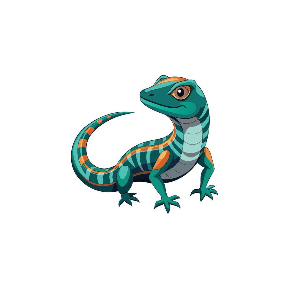 Desert Dancer The Agile Movement of a Lizard vector