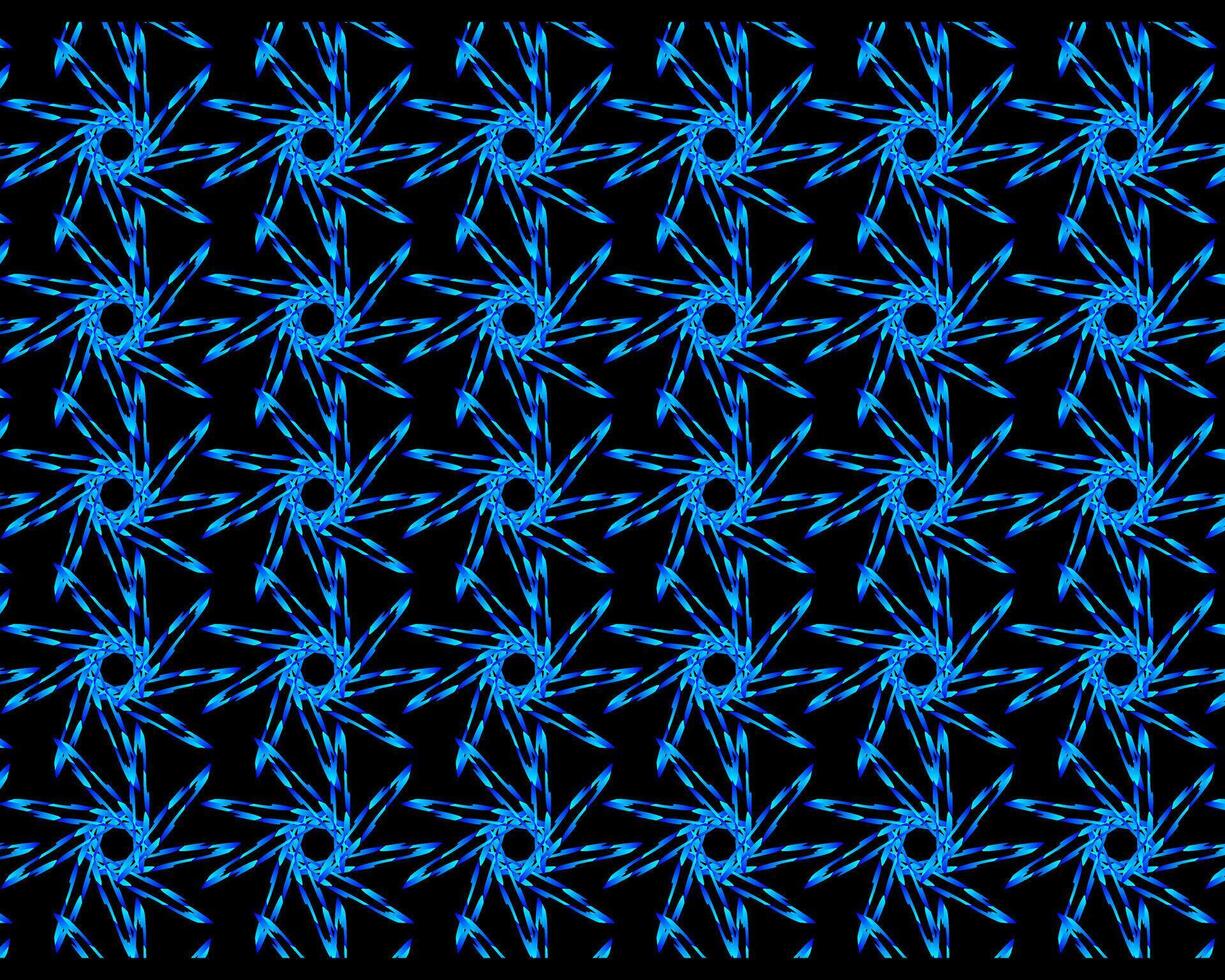 Blue Abstract Geometric Pattern design template vector