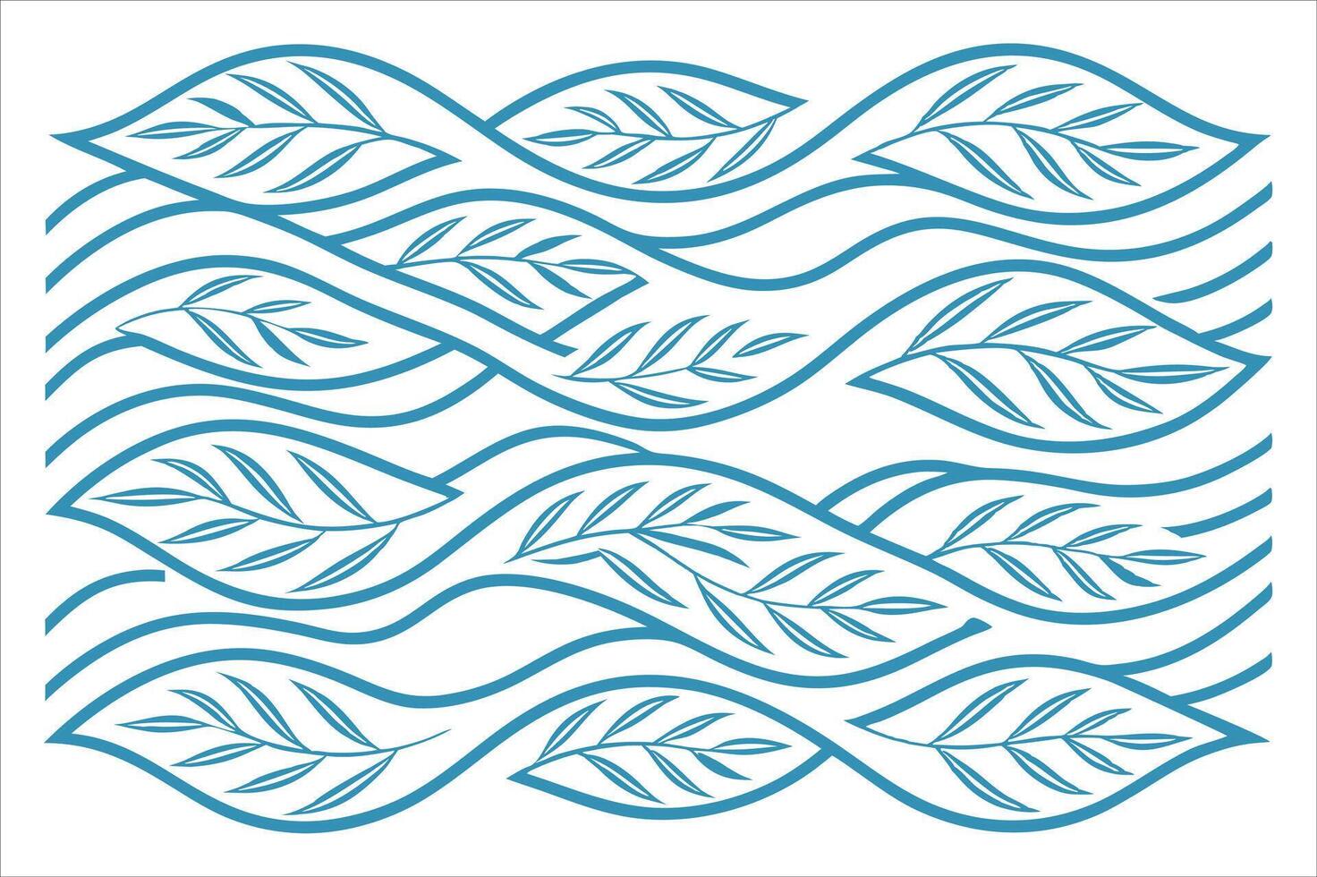 modern Abstract Eco Wave Silhouette Background vector