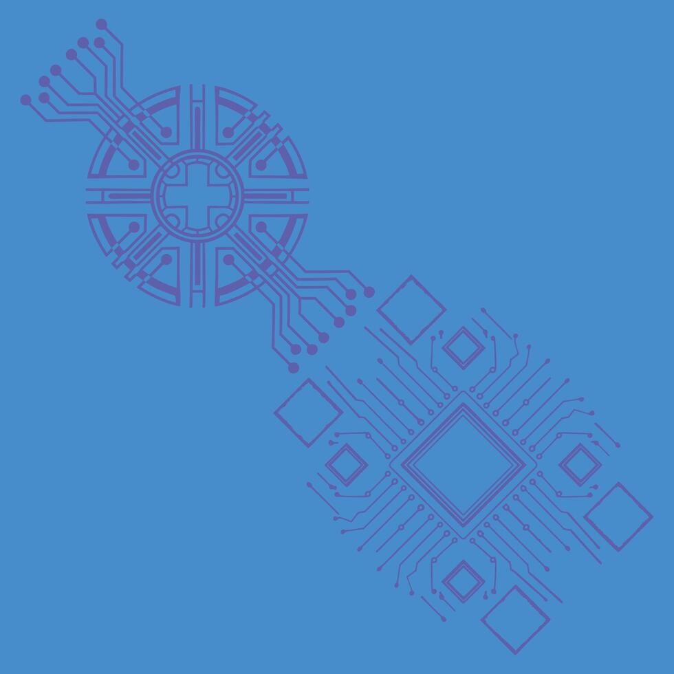 Futuristic 3D Grid Wire frame Network Background vector
