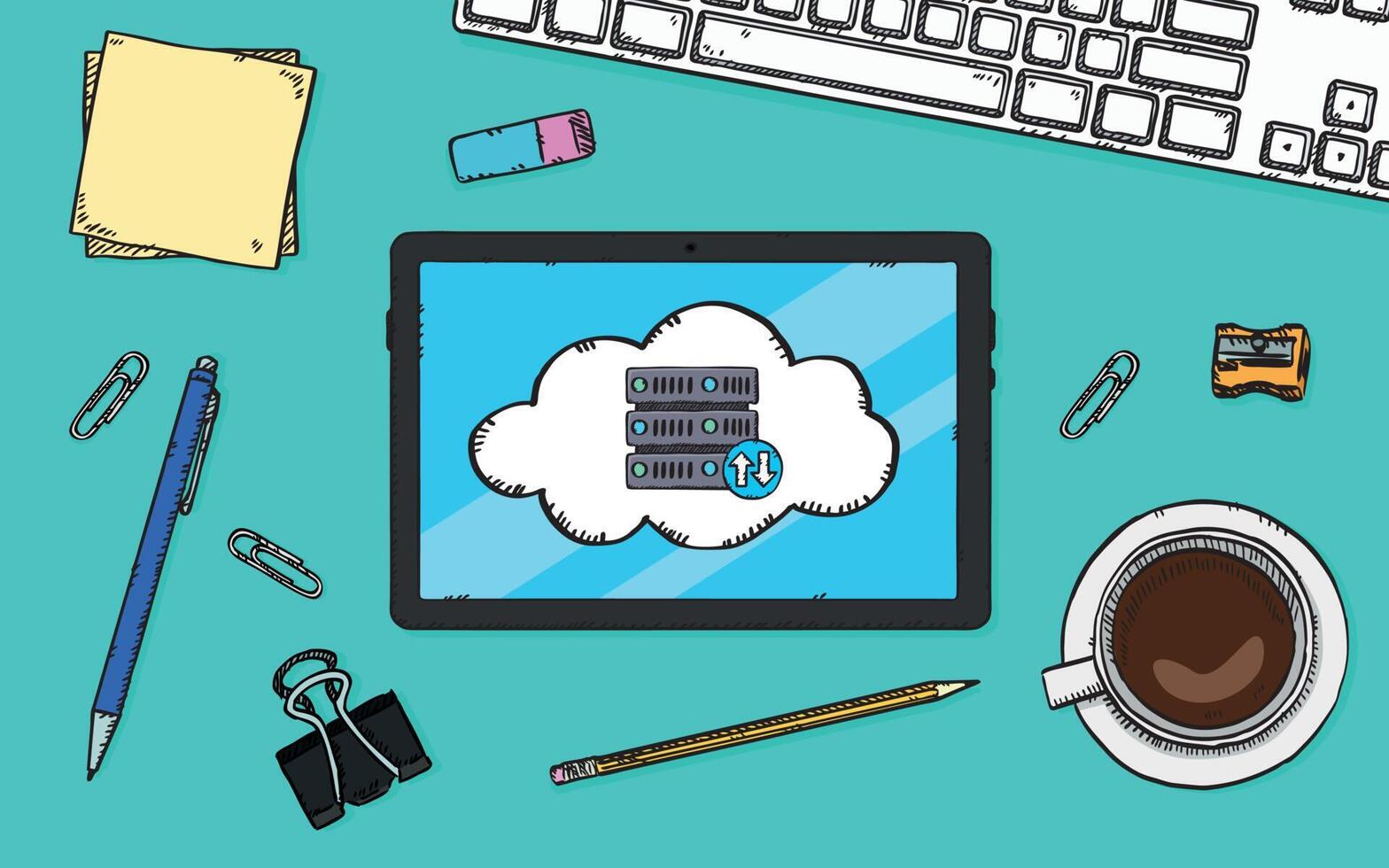 How to choose the right cloud hosting provider vector