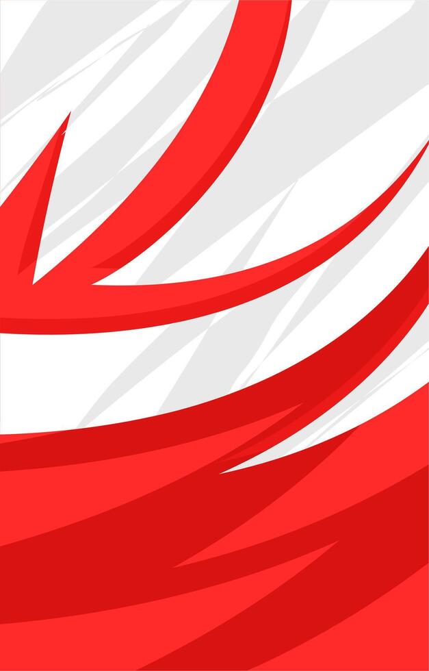 Simple jersey background white red vector