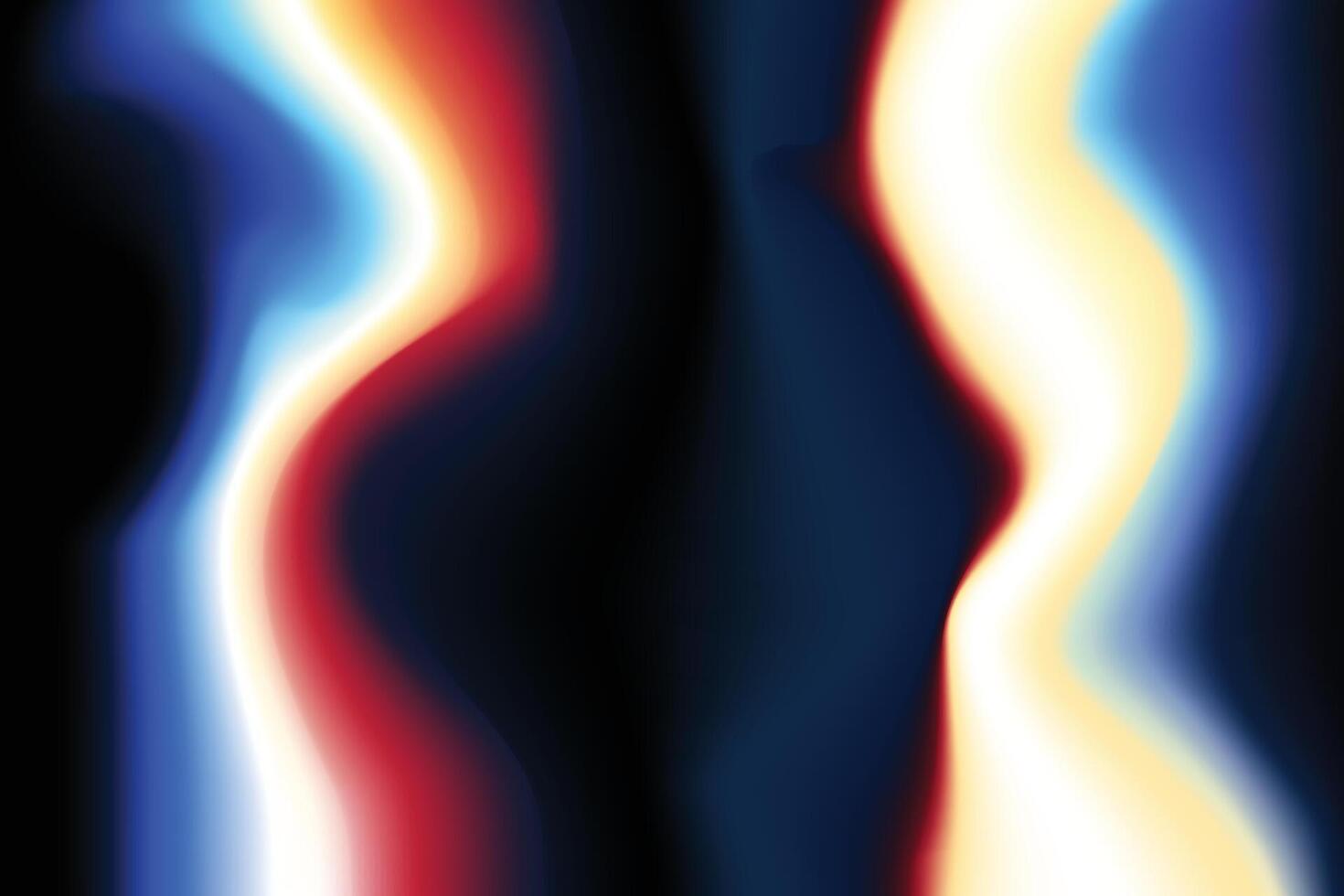 Holographic Dreamscapes Abstract Iridescent Background vector