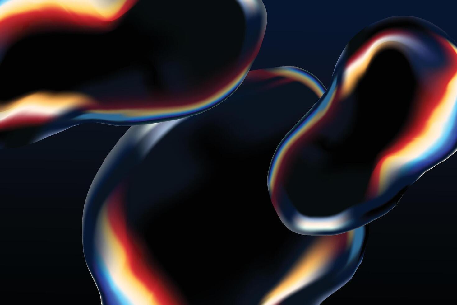 Futuristic Holographic Dreamscapes Abstract Background vector
