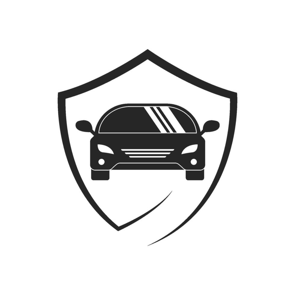 Car Insure logo design template vector