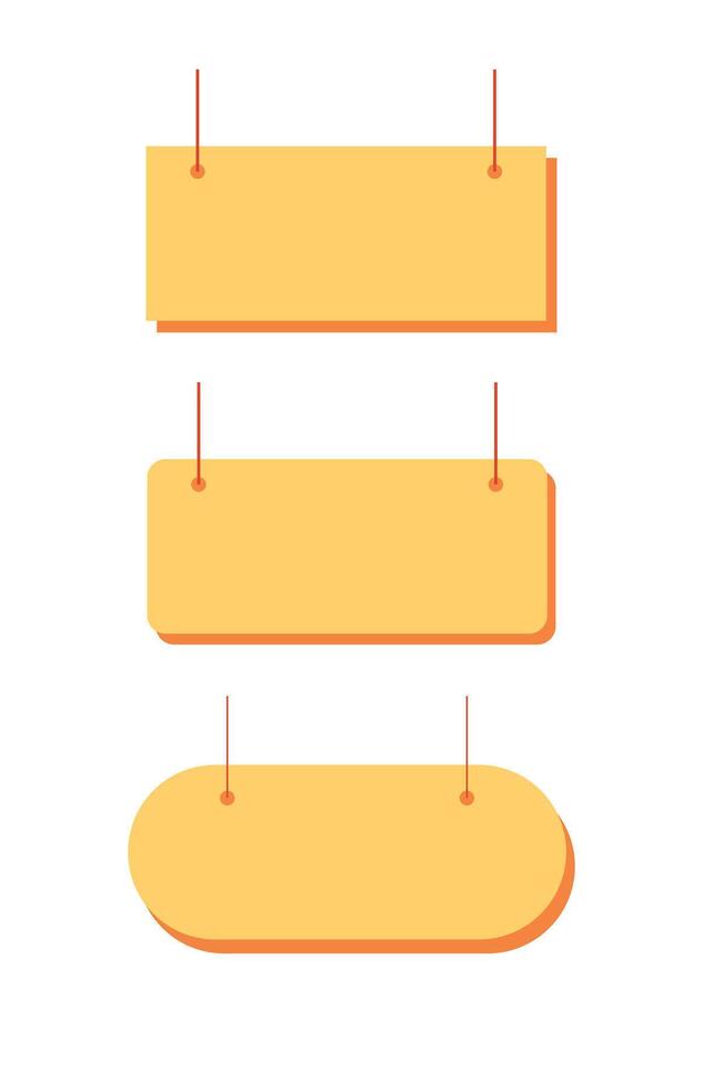 Element hang tag unique design with blank background vector