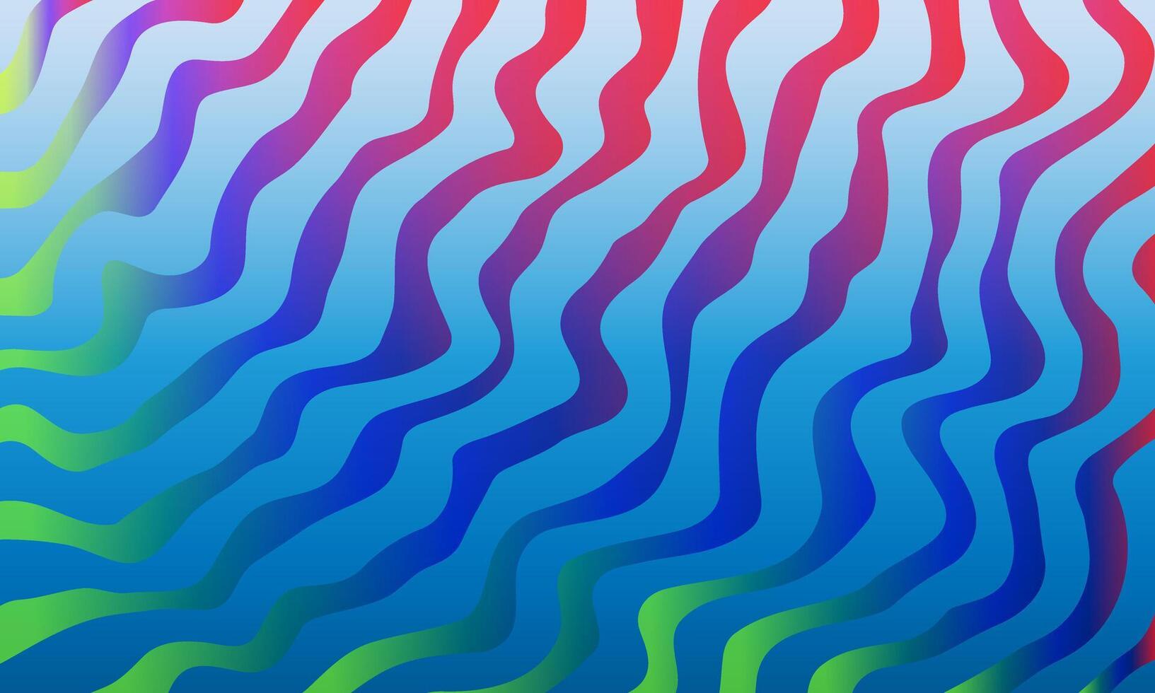 colorful groovy hippie 70s backgrounds. Waves, swirl, twirl pattern with gradient color. Twisted and distorted aesthetic texture in trendy retro psychedelic style. vector