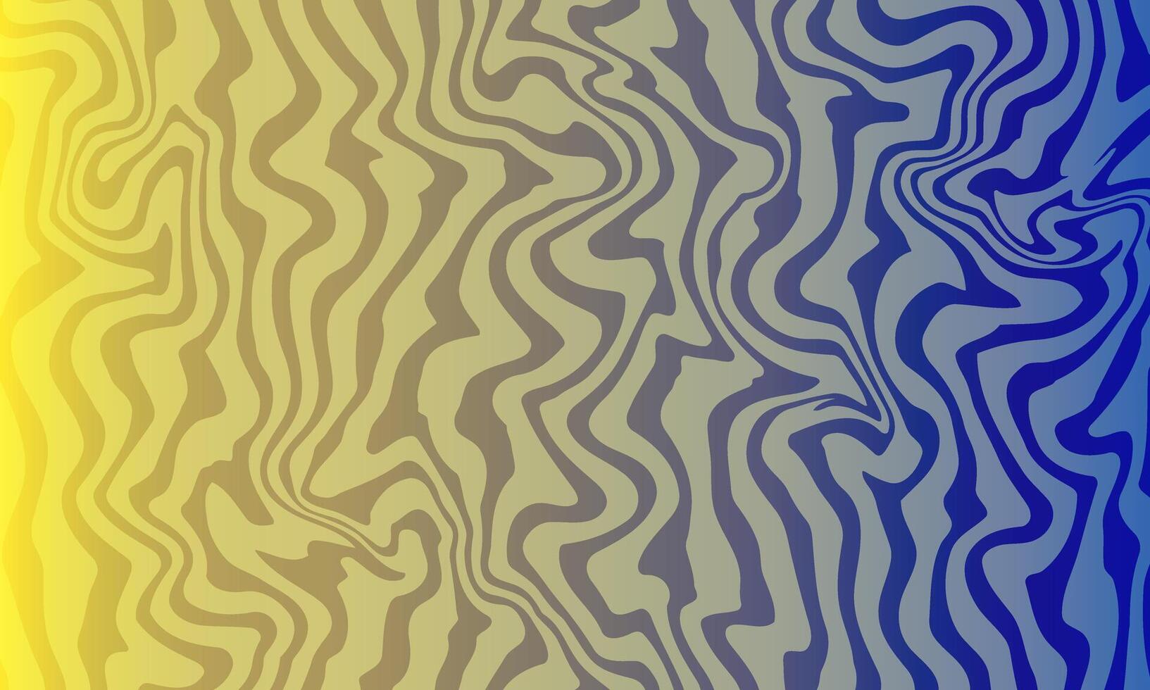 abstract groovy hippie 70s backgrounds. Waves, swirl, twirl pattern with gradient color. Twisted and distorted colorful texture in trendy retro psychedelic style. Y2k aesthetic. vector