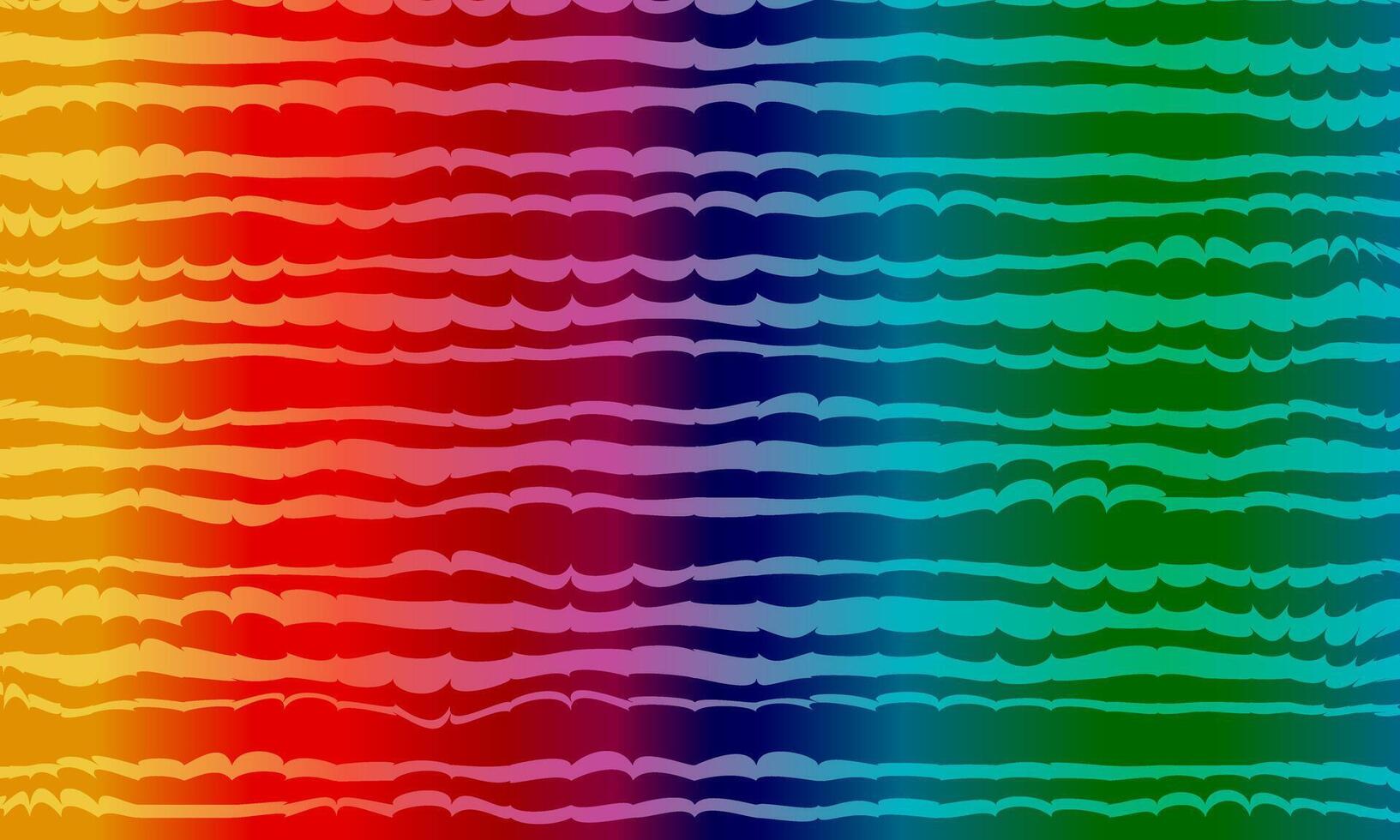 colorful groovy hippie 70s backgrounds. Waves, swirl, twirl pattern with gradient color. abstract Twisted and distorted texture in trendy retro psychedelic style. Y2k aesthetic. vector