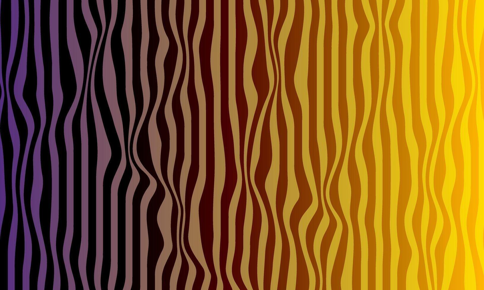 colorful groovy hippie 70s backgrounds. Waves, swirl, twirl pattern with gradient color. Twisted and distorted texture in trendy retro psychedelic style. Y2k aesthetic. vector
