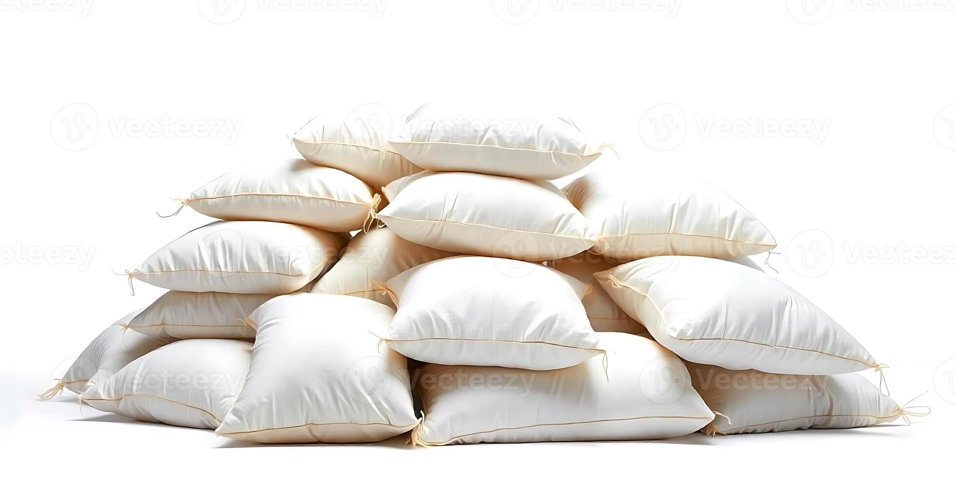 Soft White Pillows Bulk Wholesale Sleeping Comfort photo
