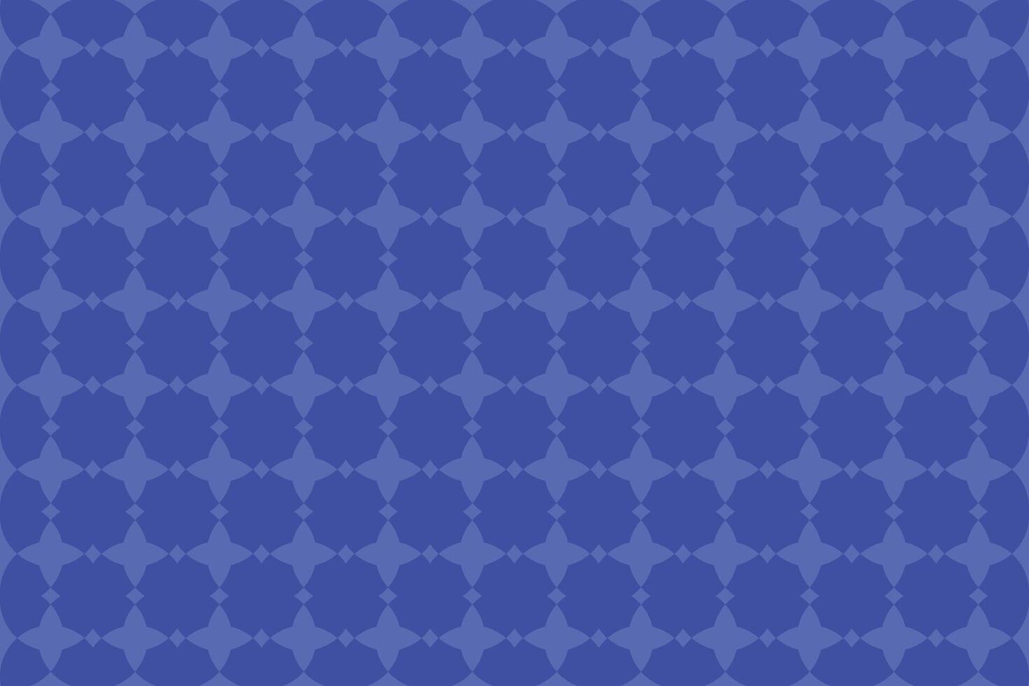 Geometric pattern repeated shapes object dark and light blue color banner. vector