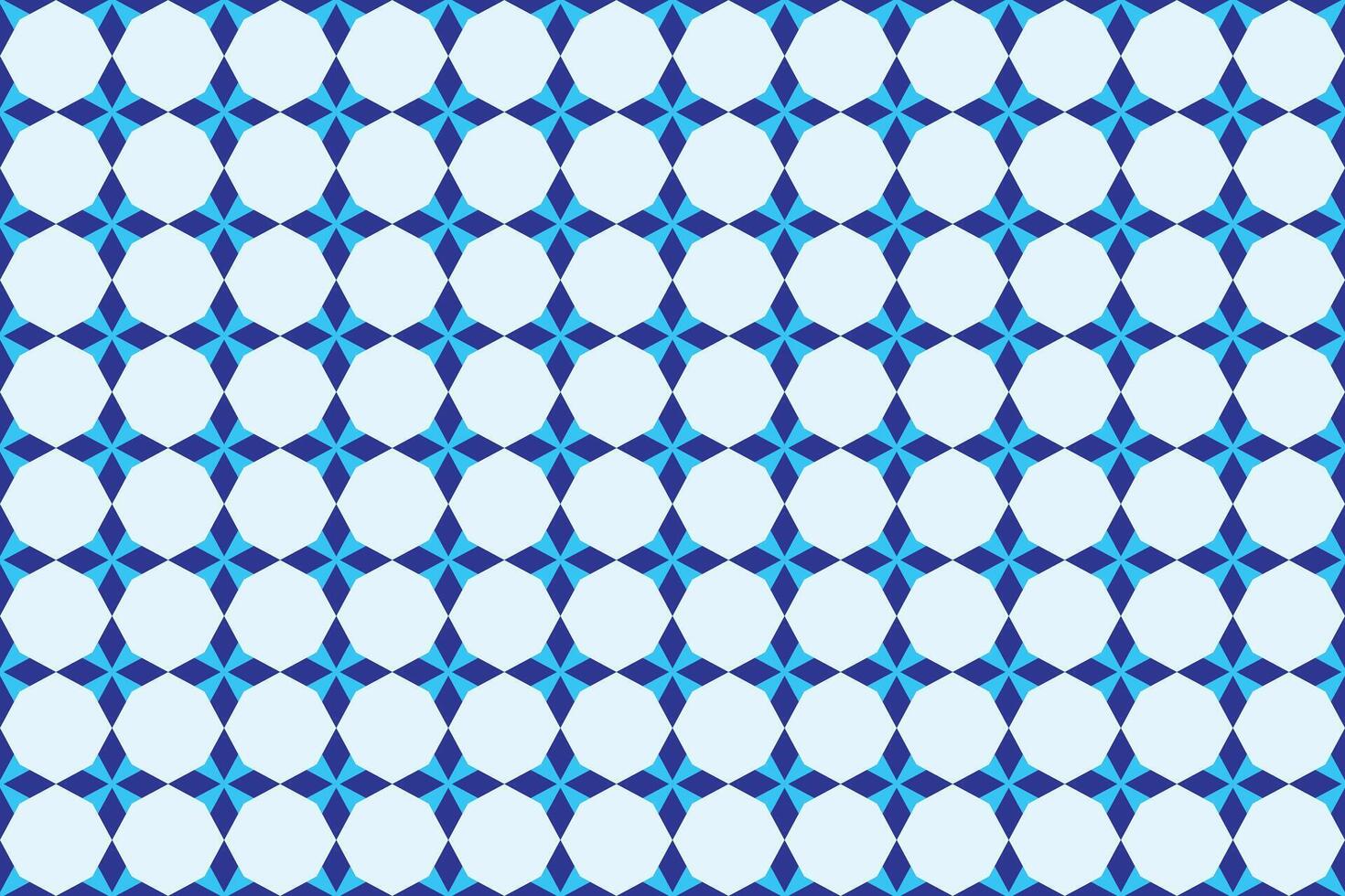 Abstract background geometric pattern with blue and light blue rhombuses and octagon shape elements concept banner. vector