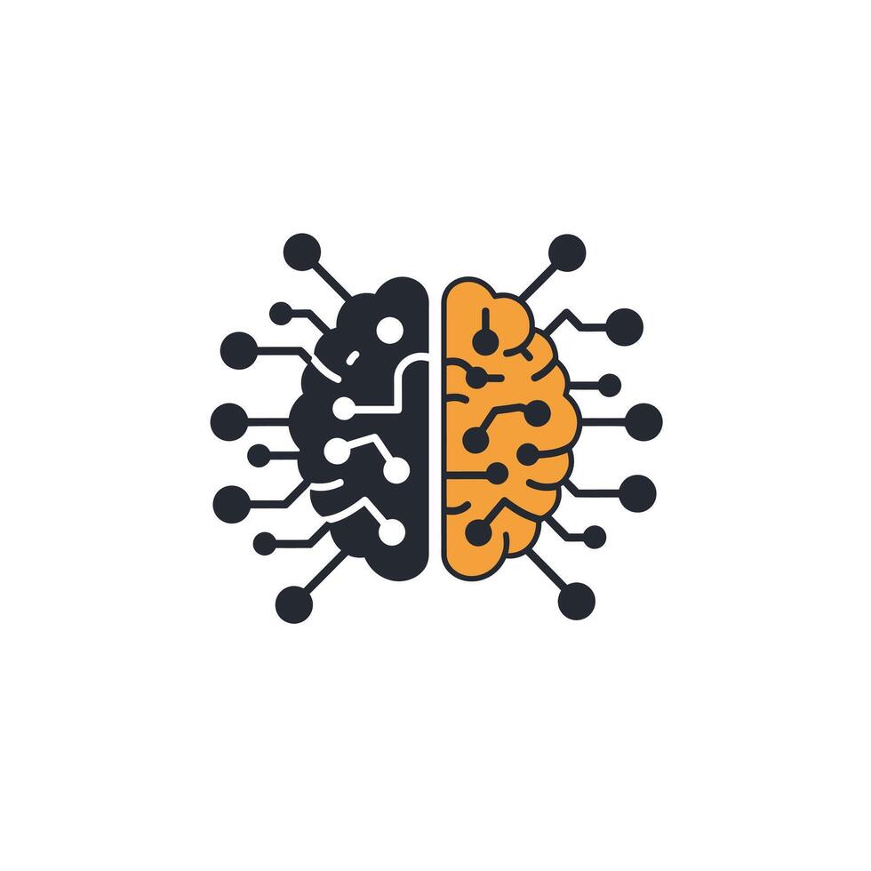 Ai-Driven Recommendation Engine on a White Background vector