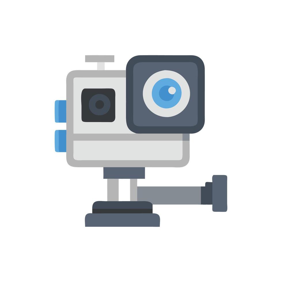 Stylish Action Camera Mount vector