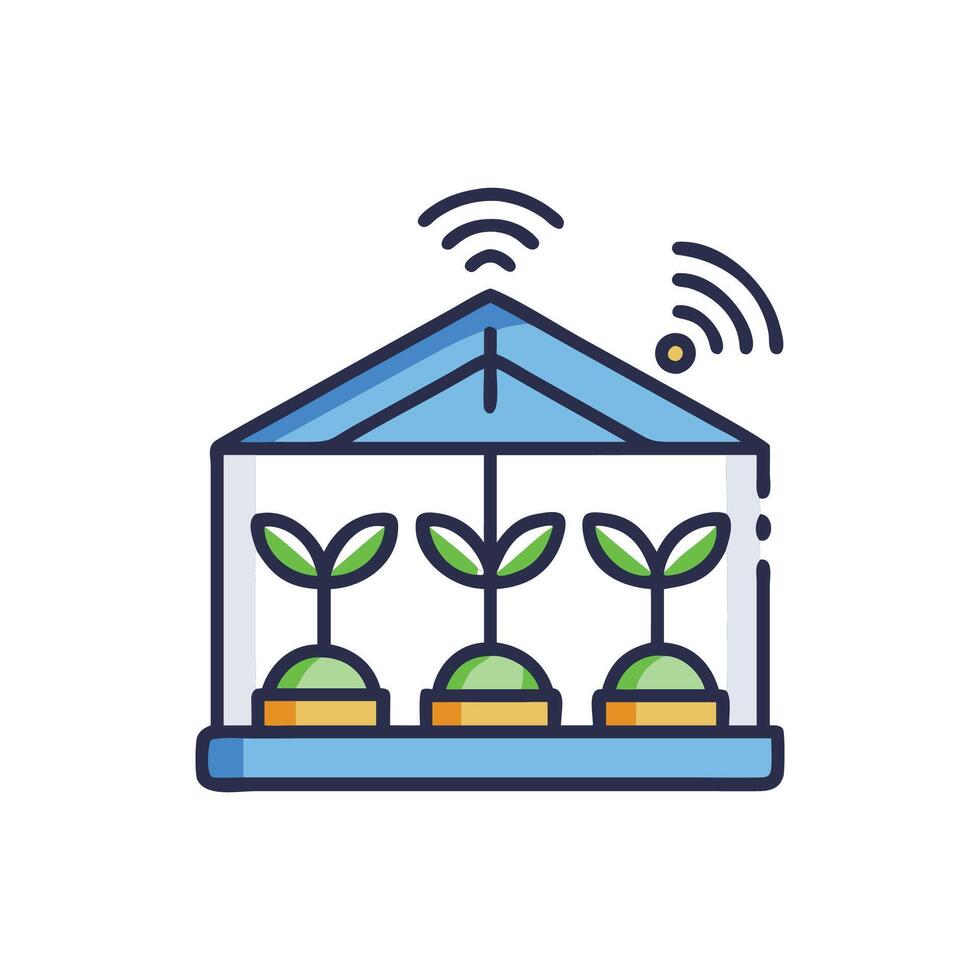 Versatile Greenhouse Icon vector