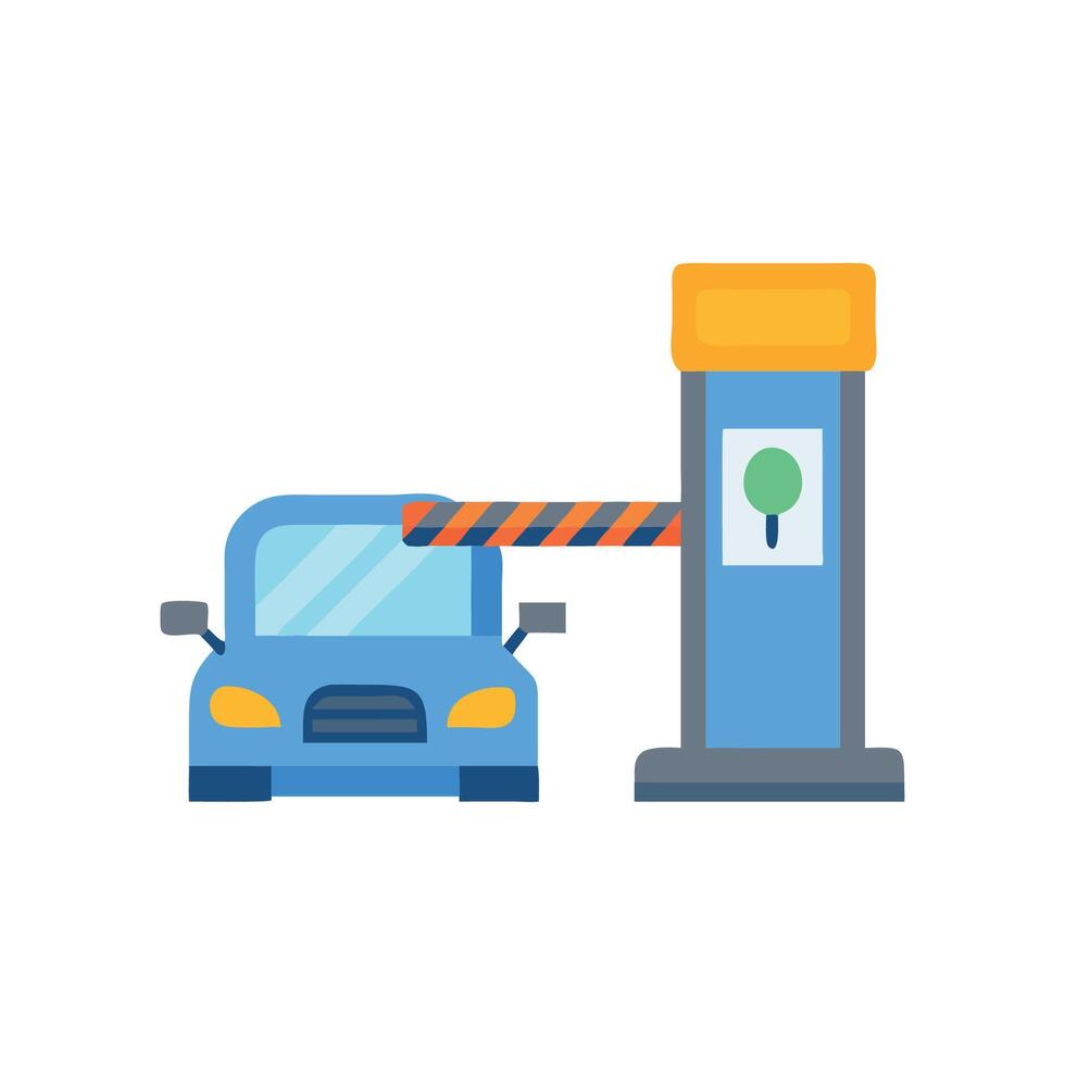 Versatile Toll Booth Icon vector