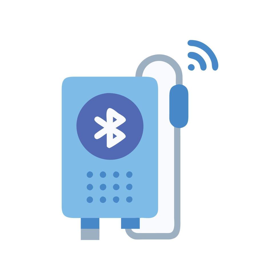 Versatile Bluetooth Shower Speaker vector